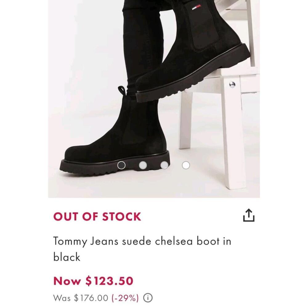 Tommy Hilfiger Men's Chunky Hybrid Chelsea Boots, Size 10 NWOB - Picture 9 of 9